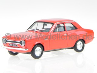 Ford Escort MK1 rot Modellauto in Vitrine Cararama 1:43