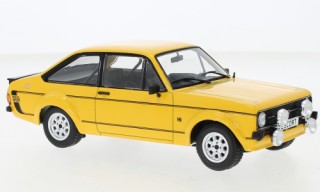 Ford Escort MK2 1600 Sport 1977 gelb Modellauto WB124129 Whitebox 1:24