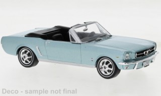 Ford Mustang 64 1/2 Cabrio 1965 hellblau Modellauto CLC506 IXO 1:43
