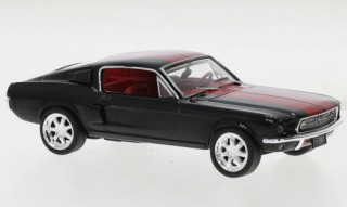 Ford Mustang Fastback 1967 schwarz-rot Modellauto CLC478 IXO 1:43