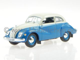 IFA F9 Limousine blau creme DDR Ostalgie deluxe Modellauto 1:43