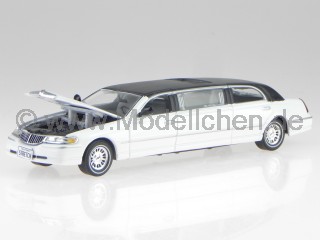 Lincoln Town Car 2000 weiss Dach schwarz Modellauto 36310 Vitesse 1:43