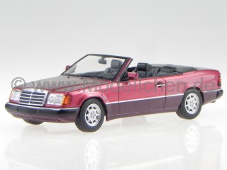 Mercedes A124 300 CE 24 1991 rot Modellauto 940037030 Maxichamps 1:43