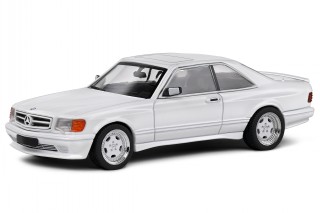 Mercedes C126 560 SEC AMG Widebody weiss Modellauto S4310904 Solido 1:43