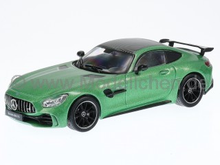 Mercedes C190 AMG GT R 2017 grün metallic Modellauto in Vitrine 1:43