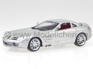 Mercedes C199 SLR McLaren 2003 silber Modellauto 2891022 Atlas 1:43