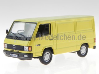 Mercedes MB 100 D Kasten 1988 gelb Modellauto deAgostini 1:43