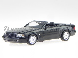 Mercedes R129 SL 500 1999 schwarz Modellauto 940033031 Maxichamps 1:43