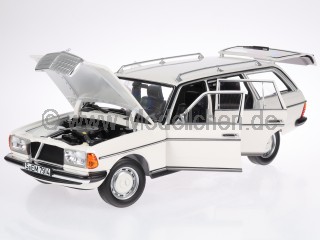 Mercedes S123 200 T 230 TE 240 TD T-Modell weiss Modellauto 183733 Norev 1:18