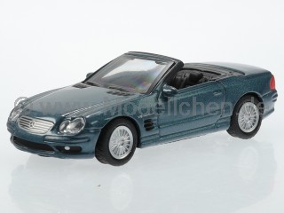 Mercedes R230 SL 55 AMG topasblau Modellauto 73000 Yatming 1:72
