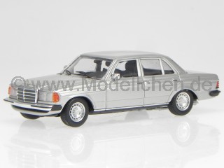 Mercedes W123 230E 1982 silber Modellauto 940032202 Maxichamps 1:43