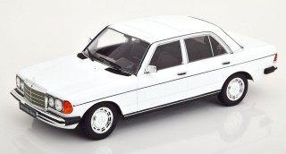 Mercedes W123 230E 230 E 1980 weiss Modellauto 180351 KK-Scale 1:18