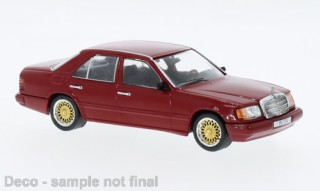 Mercedes W124 300 E 1984 dunkelrot Modellauto CLC544 IXO 1:43