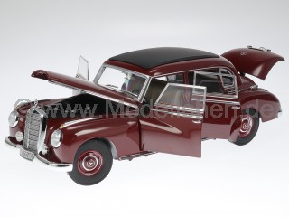 Mercedes W186 300 Adenauer 1955 dunkelrot Modellauto 183705 Norev 1:18