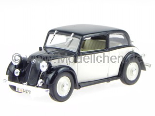 Mercedes W23 130 1934 beige schwarz Modellauto WB078 Whitebox 1:43
