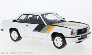 Opel Ascona B 400 1982 weiss Dekor Modellauto IXO18CMC126 IXO 1:18