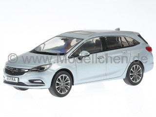 Opel Astra K Sportstourer 2018 diamant blau Modellauto iScale 1:43