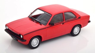 Opel Kadett C Junior 1976 rot Dekor schwarz Modellauto 180672 KK-Scale 1:18