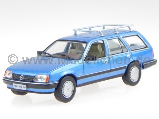 Opel Rekord E Caravan blau Modellauto 1:43