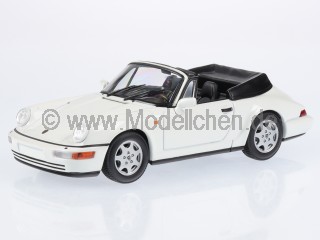 Porsche 911 964 Carrera Cabrio 1990 weiss Modellauto 940067330 Maxichamps 1:43