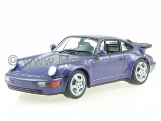 Porsche 911 964 Turbo 1990 lila Modellauto 940069100 Maxichamps 1:43