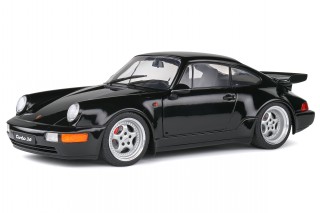 Porsche 911 964 Turbo schwarz Modellauto S1803404 Solido 1:18
