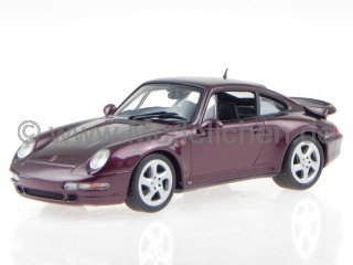 Porsche 911 993 Turbo S 1997 rot Modellauto 940069200 Maxichamps 1:43
