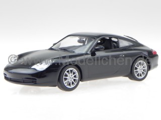 Porsche 911 Coupe 2001 schwarz Modellauto 940061020 Maxichamps 1:43