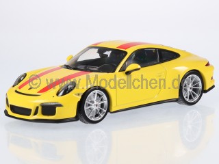 Porsche 911 R 991 2016 gelb Modellauto 940066221 Maxichamps 1:43
