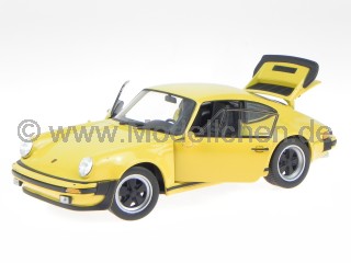 Porsche 911 Turbo 3.0 1974 gelb Modellauto 24043 Welly 1:24