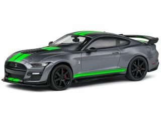 Shelby Mustang GT500 grau Neonstreifen Modellauto S4311504 Solido 1:43