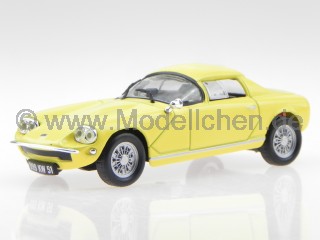 Sovam 1100 1966 gelb Modellauto in Vitrine 1:43