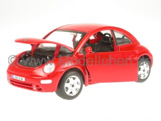 VW New Beetle rot Modellauto 18-22029 Bburago 1:24