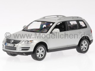 VW Touareg 2008 silber Modellauto Schuco 1:43