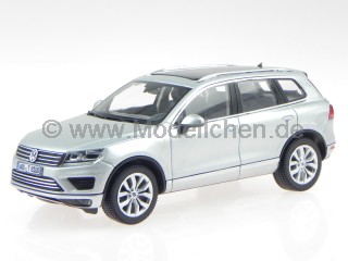 VW Touareg 2015 reflexsilber Modellauto Herpa 1:43