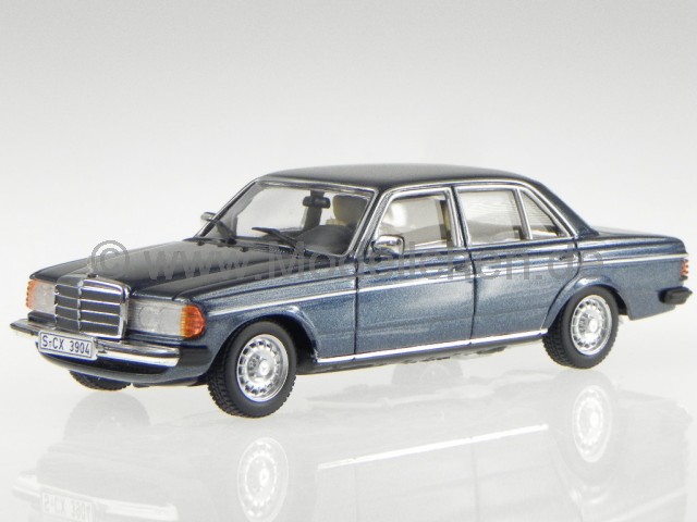 Mercedes W123 W 123 230e Blau Metallic Modellauto Minichamps 1 43