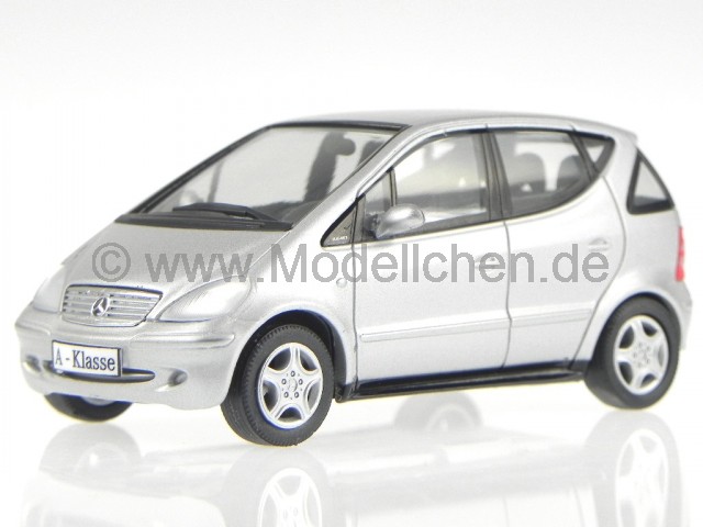 Mercedes W168 A Klasse Brillant Silber Modellauto Herpa 1 43