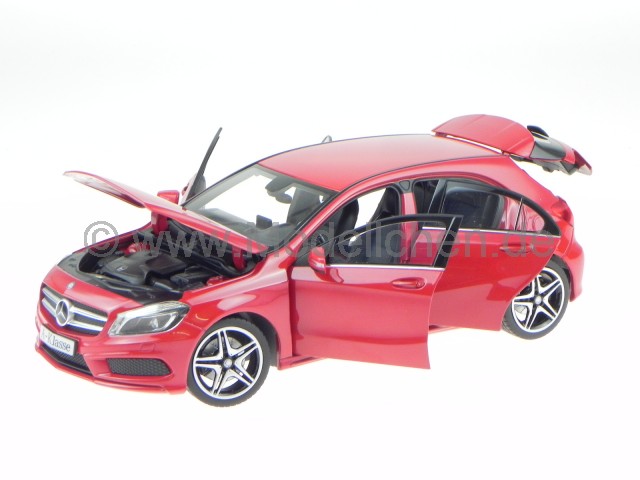 Mercedes W176 A Klasse Jupiter Rot Modellauto Norev 1 18