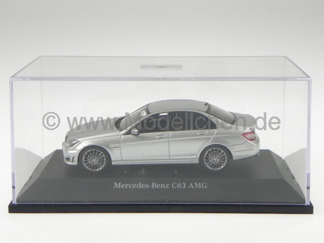Mercedes W204 C63 Amg 2012 Iridium Silber Modellauto Schuco 1 43