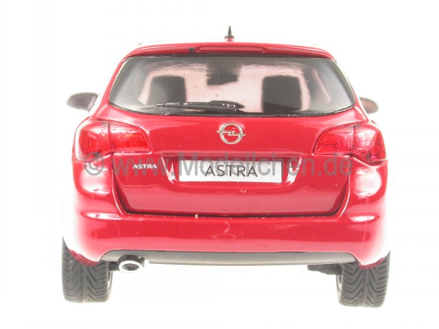 Opel Astra J Sportstourer Rot Modellauto Minichamps 1 43
