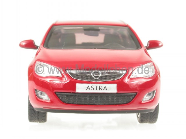 Opel Astra J Sportstourer Rot Modellauto Minichamps 1 43