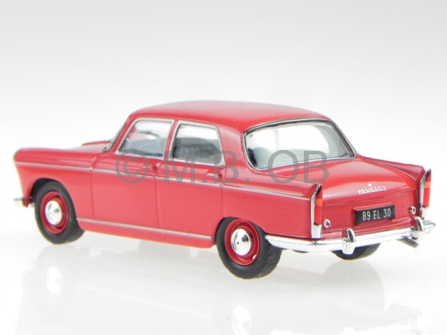 Peugeot 403 blau 1960 Blister 1:43 Salvat Ixo Modellauto