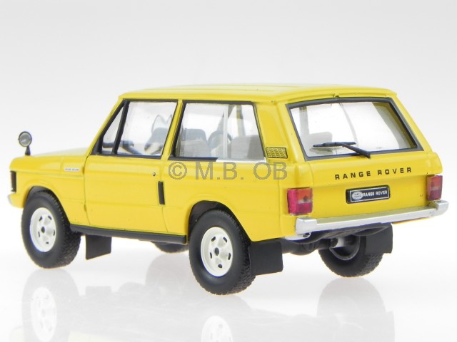 1:43 Scale Model Suffix A Range Rover Classic 3.5 V8 2 Door 1970 Whitebox Yellow