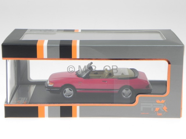 Saab 900 Cabriolet Monte Carlo rot 1991 diecast 1:43 PremiumX