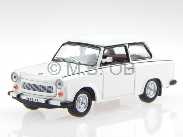 Trabant 601 1980 weiss Modellauto 1:43