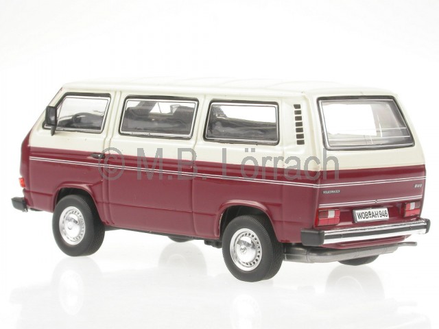 VOLKSWAGEN VW T3 b Bus Multivan LLE Limited Last Edition rot 1:43 Premium