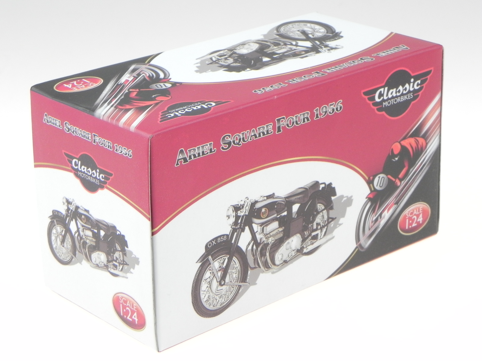 MOTO CLASSIQUE 1//24 ARIEL SQUARE FOUR 1956 MOTORRAD MOTORCYCLE