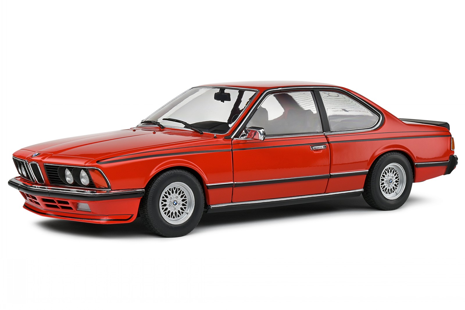BMW e24 628 CSi 6er-Reihe blue metallic diecast model car