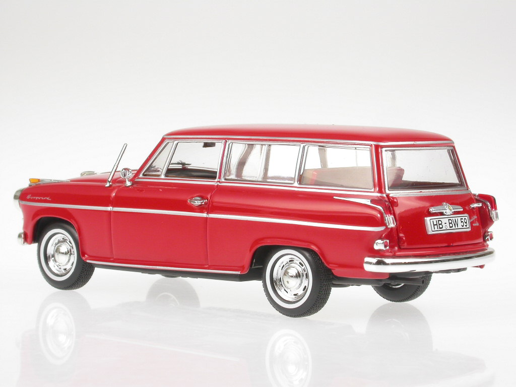 Borgward-Isabella-estate-1958-red-diecast-model-car-