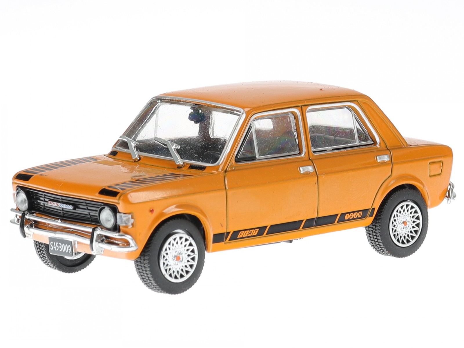 Miniature Fiat 124 1966 Rouge Foncé - Échelle 1:43, Hachette, Occasion